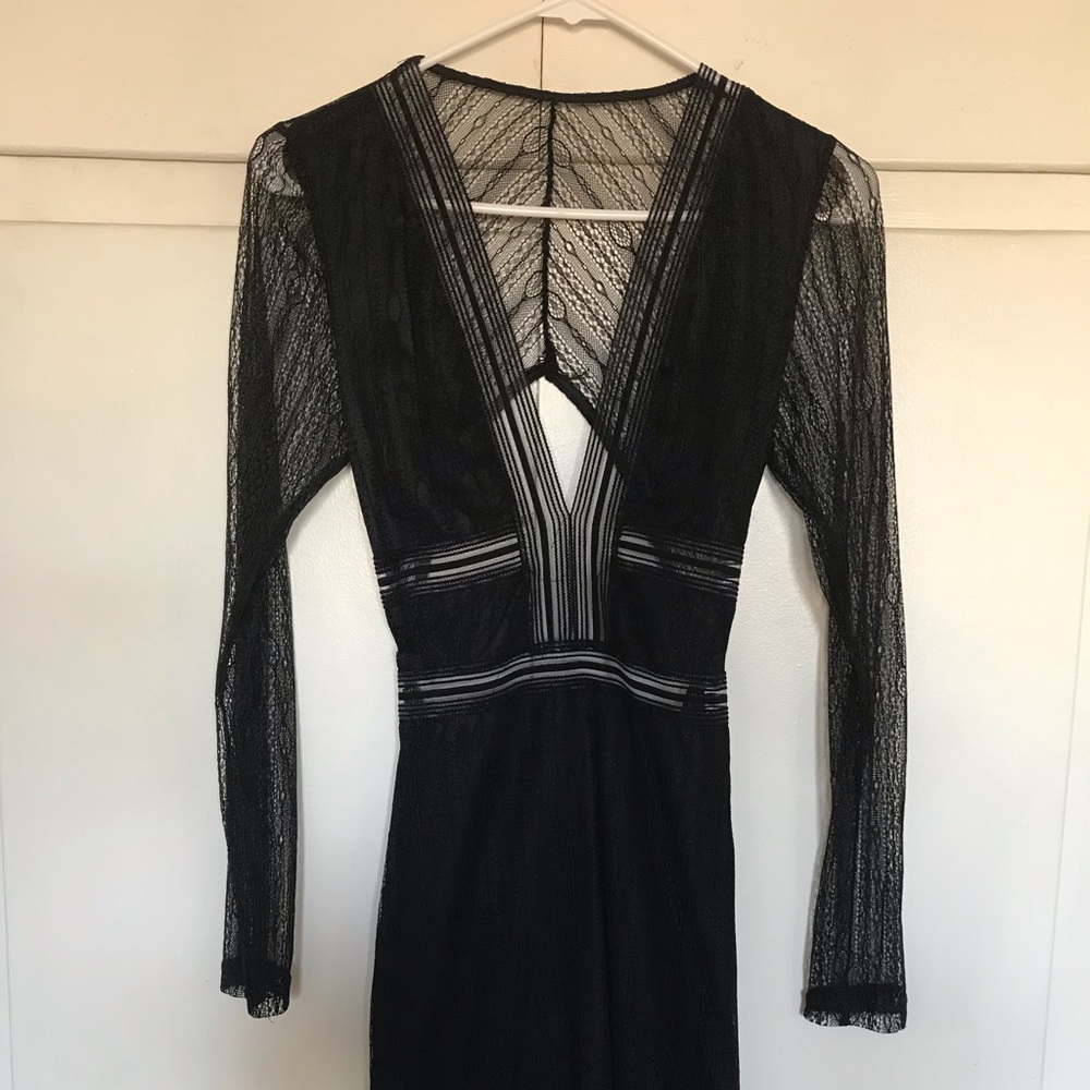 Black cocktail dress